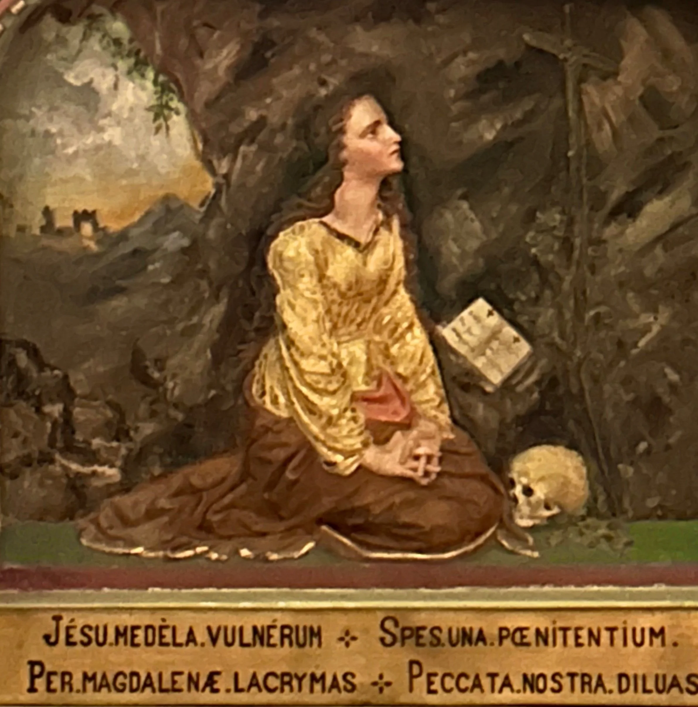 Rennes le Chateau Magdalene Church, photo by Caroline Glazebrook, Magdalene retreats