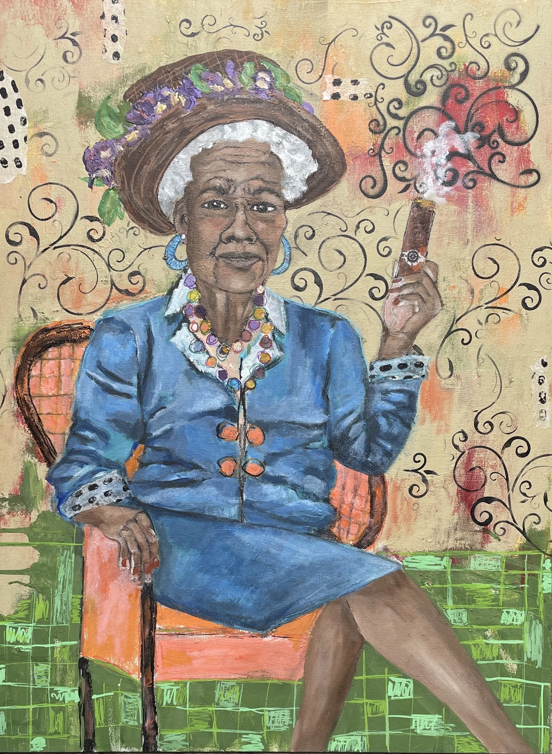 Smoking Granny