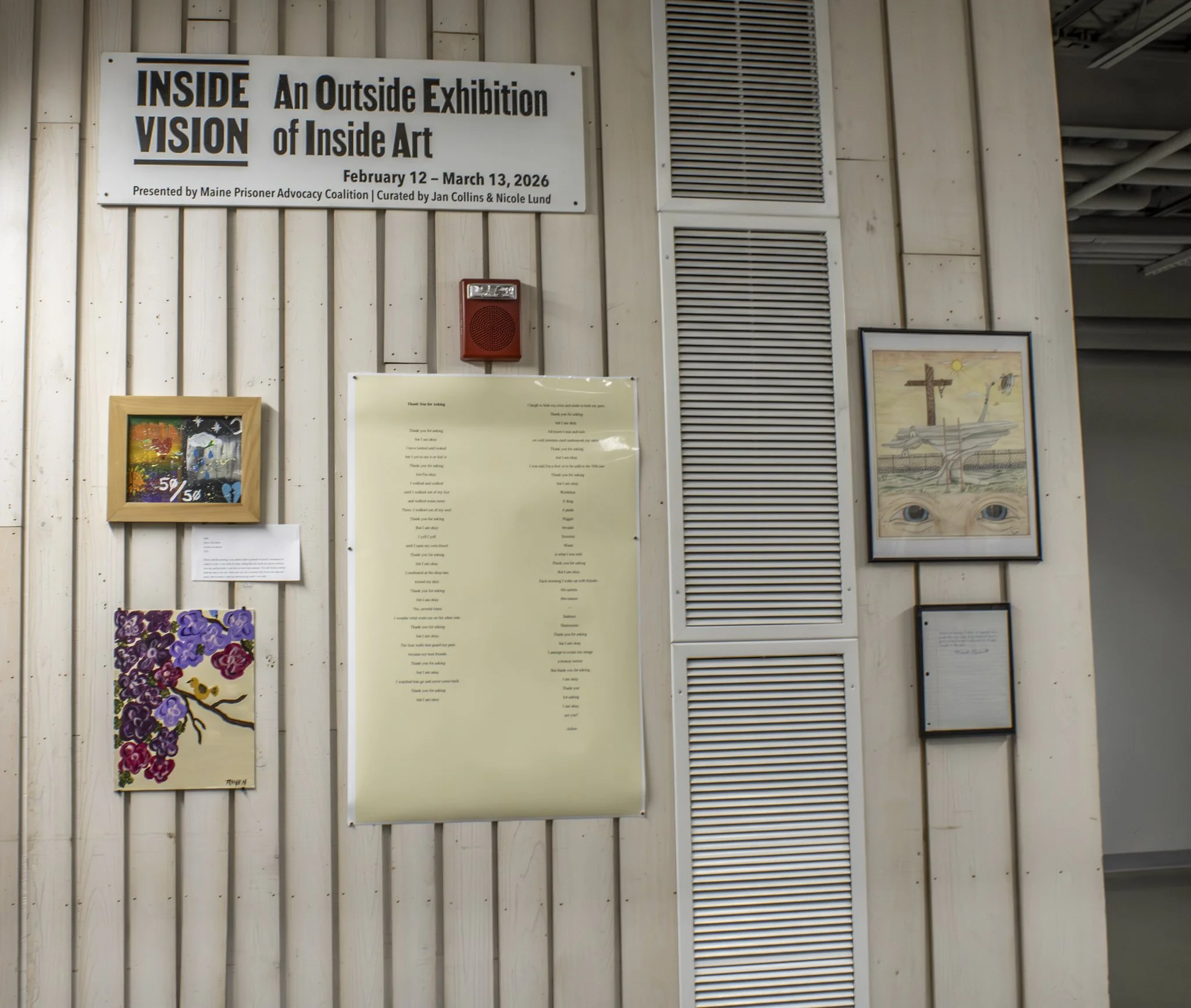  The Inside Vision: An Outside Exhibition of Inside Art show sheds light on the stories and experiences of incarcerated individuals in Maine.