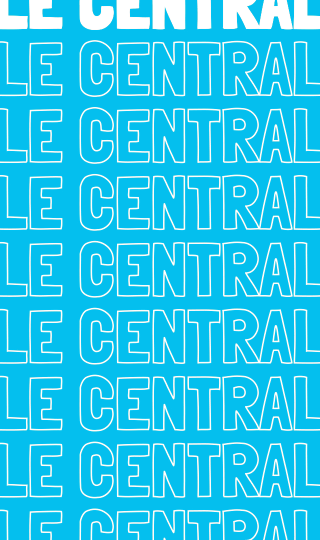 Logo animé du restaurant Le Central à Annecy