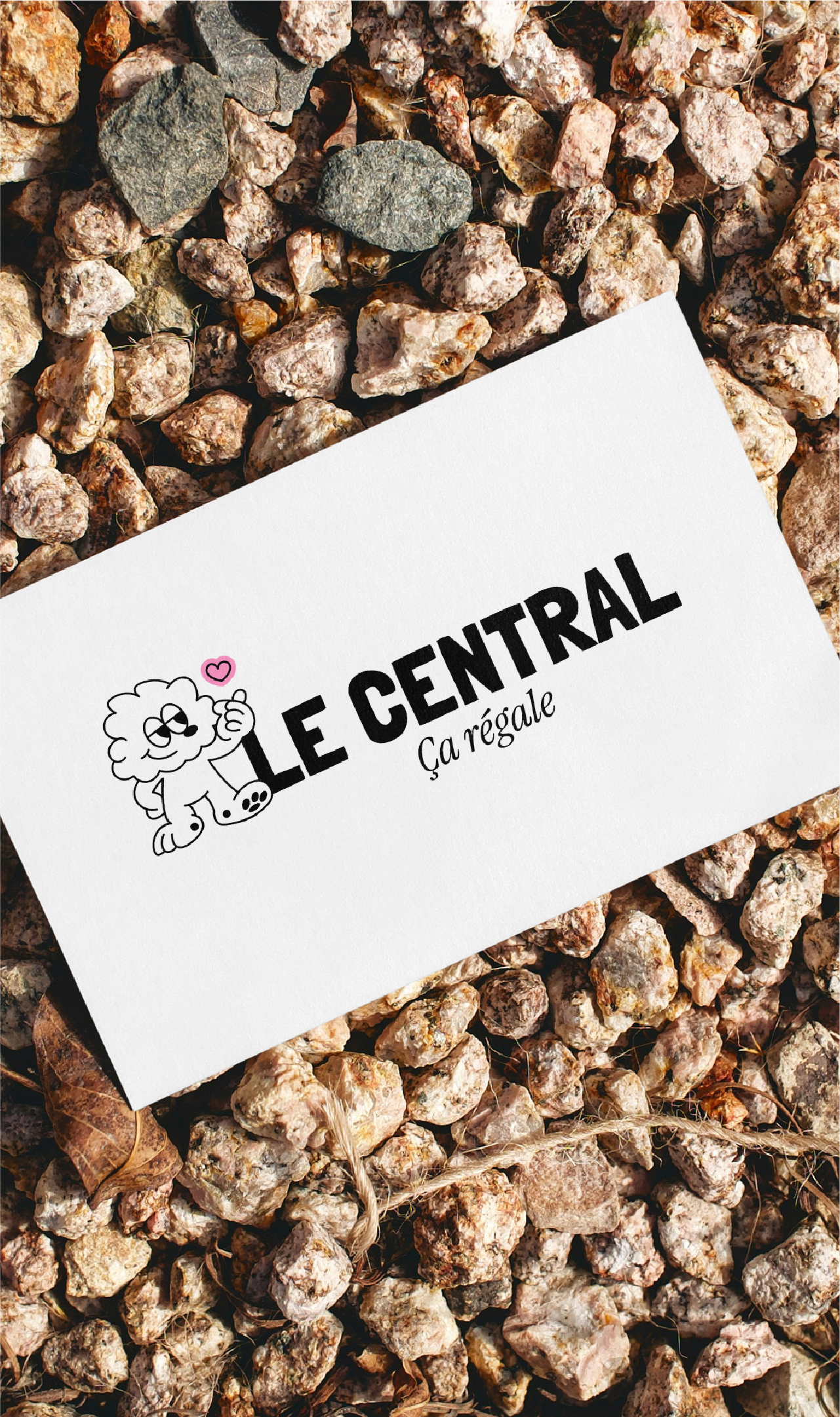 Carte de visite d'un restaurant à Annecy