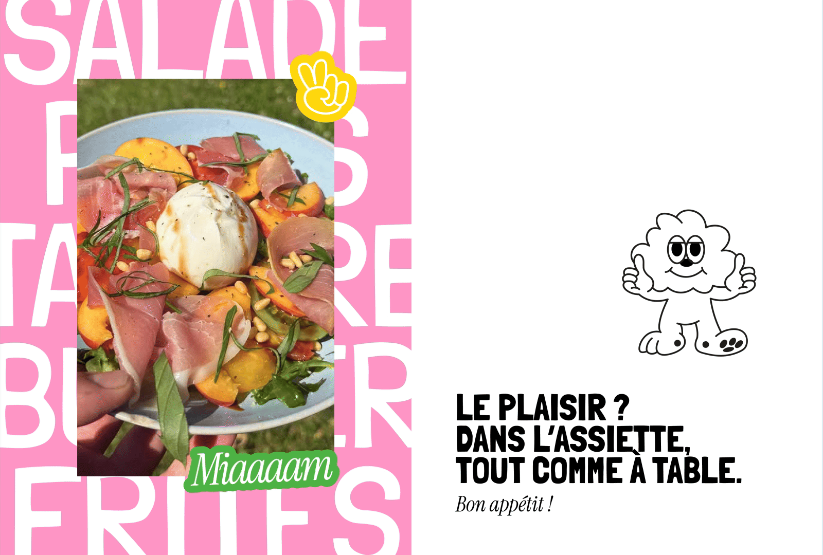 Identité visuelle et logo mascotte du restaurant Le Central, situé à Annecy