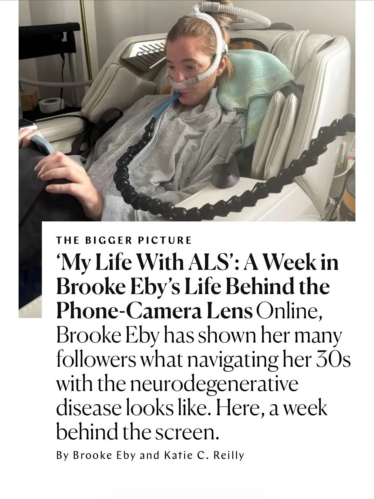 @limpbroozkit was diagnosed with ALS at 33. In the past three years she&rsquo;s brought over 600,000 people on social media into her life with ALS. @thecut

#ALS #fuckals #humor #influencer #alssucks #alsawareness #women