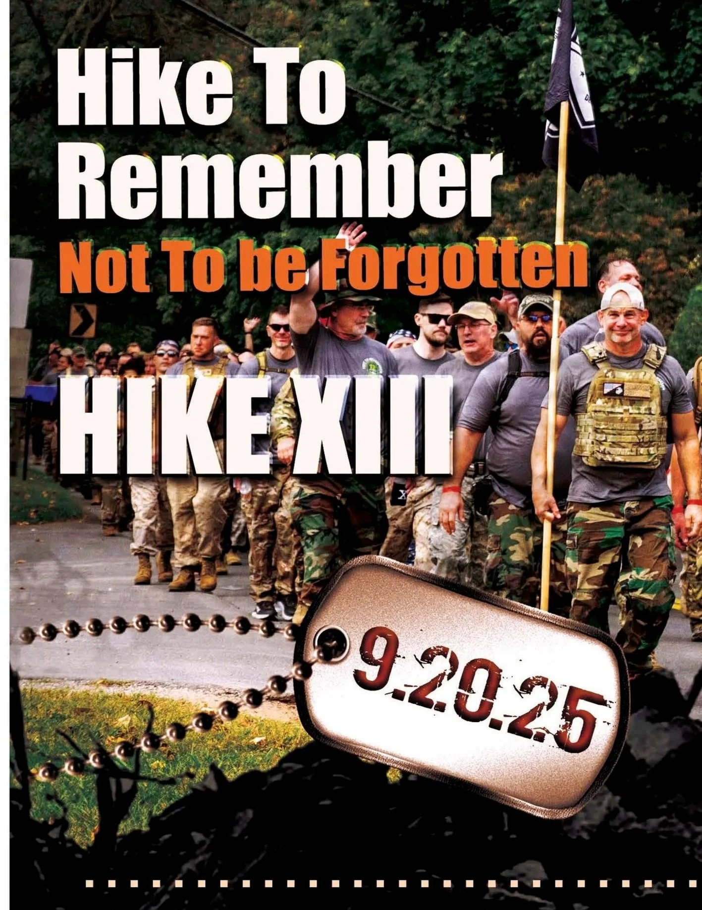 Hike to Remember XIII Registration is now open!