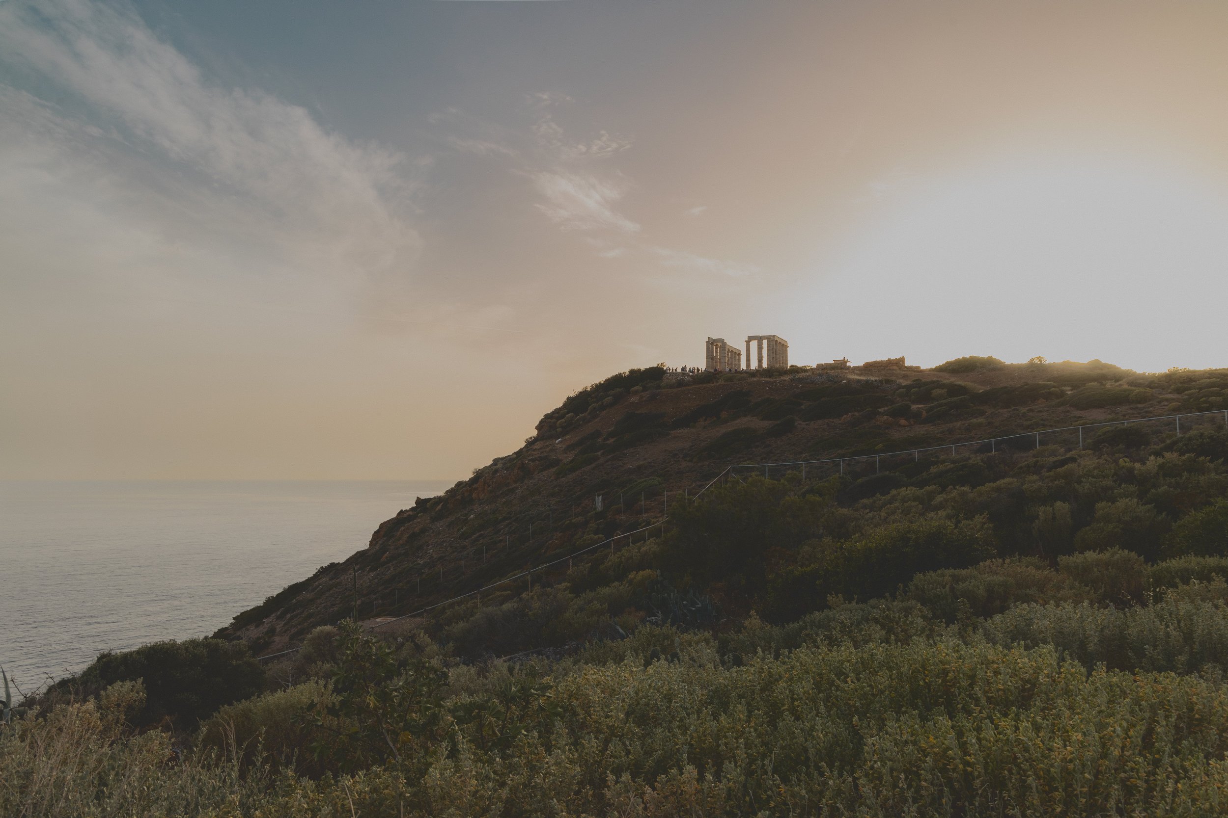 Greece - Poseidon at Sunset