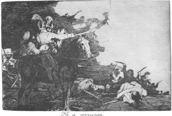 Goya, They Do Not Agree (Plate 17)