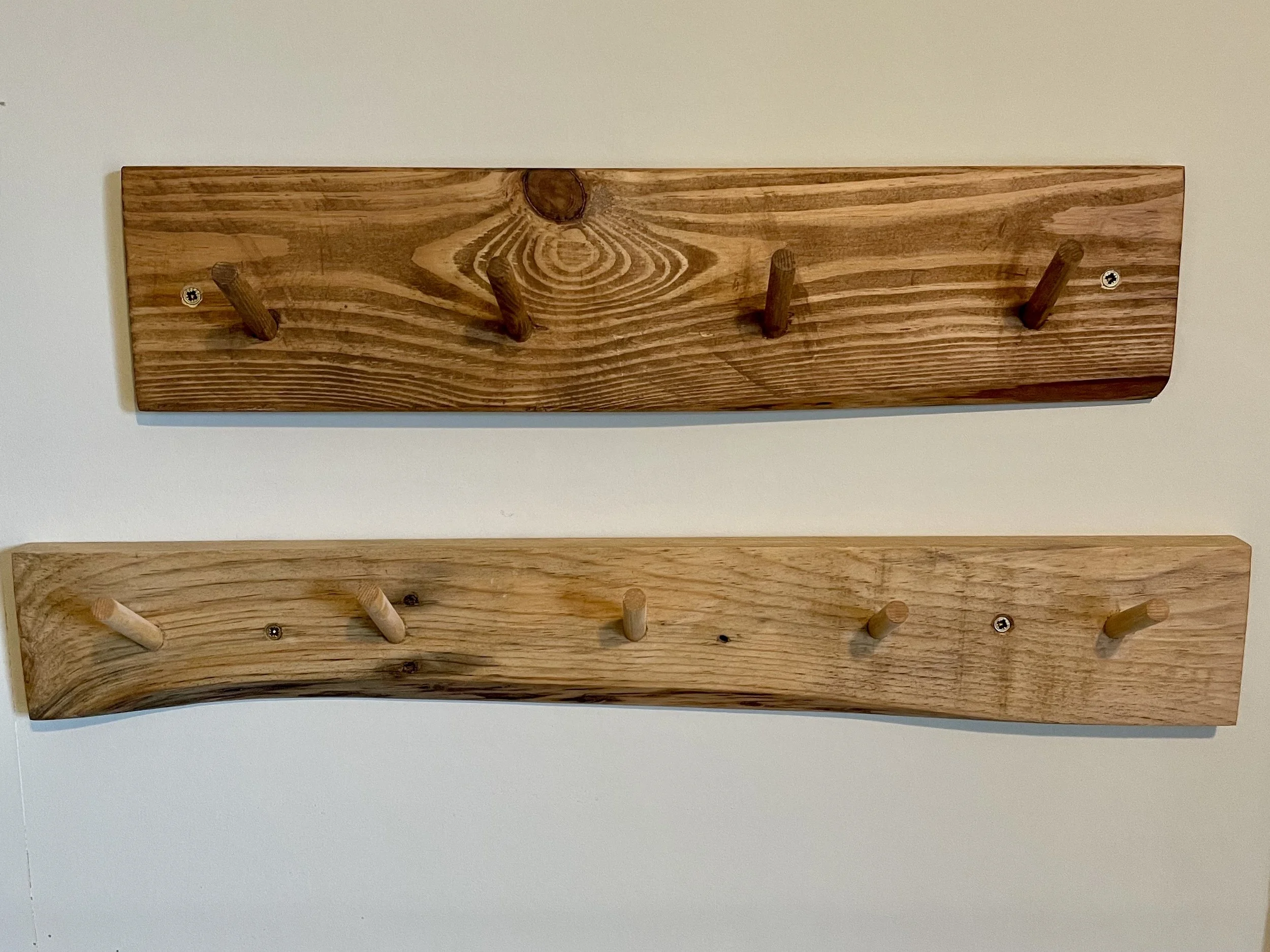Wooden Peg Rail