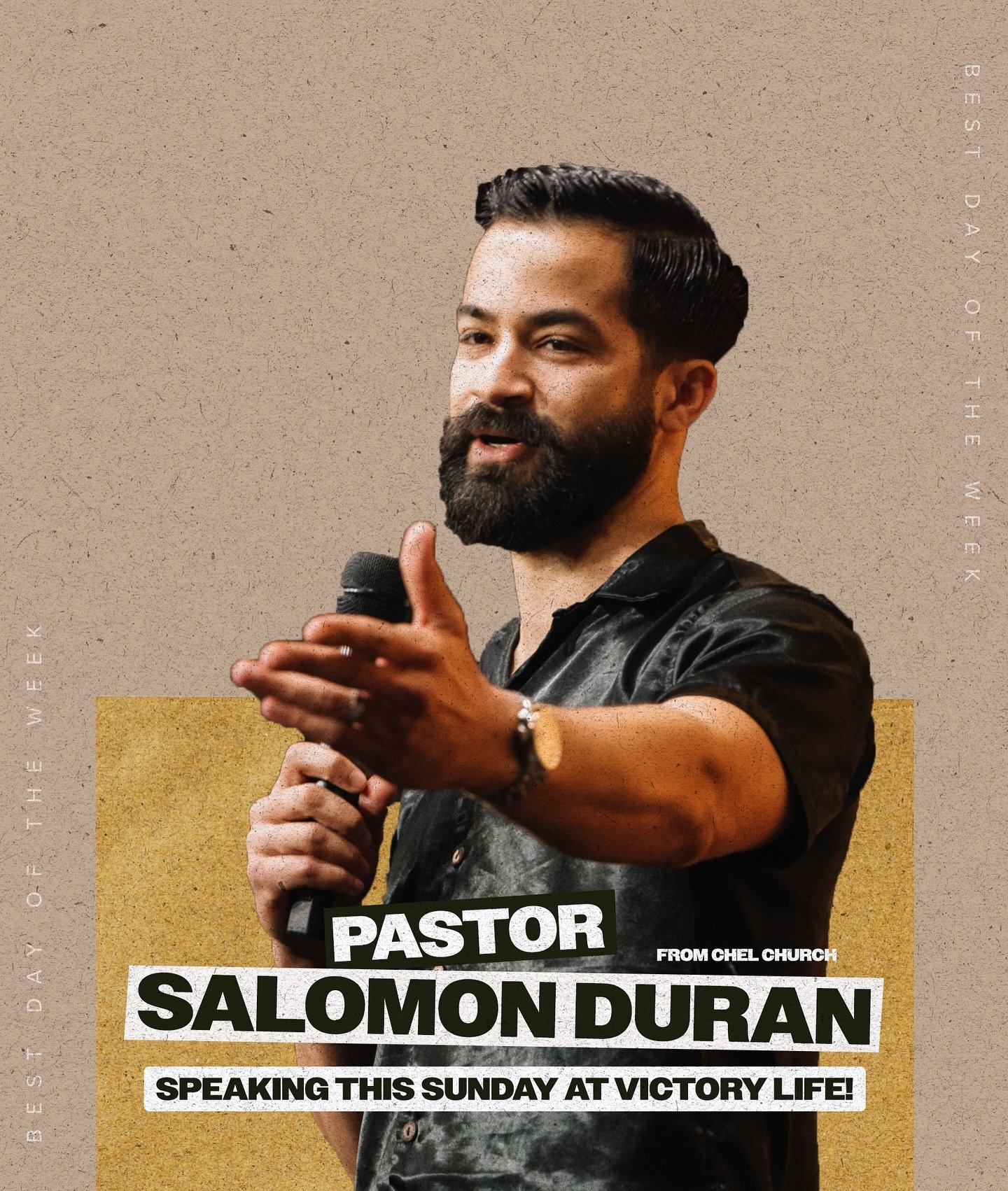 VLC, you&rsquo;re in for a treat this Sunday! Join us at 10:15am for a special service with Church Planter and Pastor Salomon Duran from Chel Church. We promise you won&rsquo;t want to miss it!

(also, it&rsquo;s bittersweet because it&rsquo;s our la