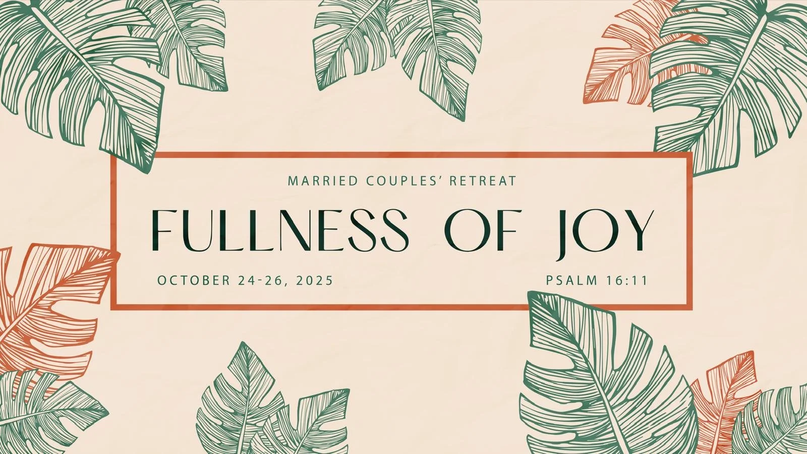 Married Couples’ Retreat