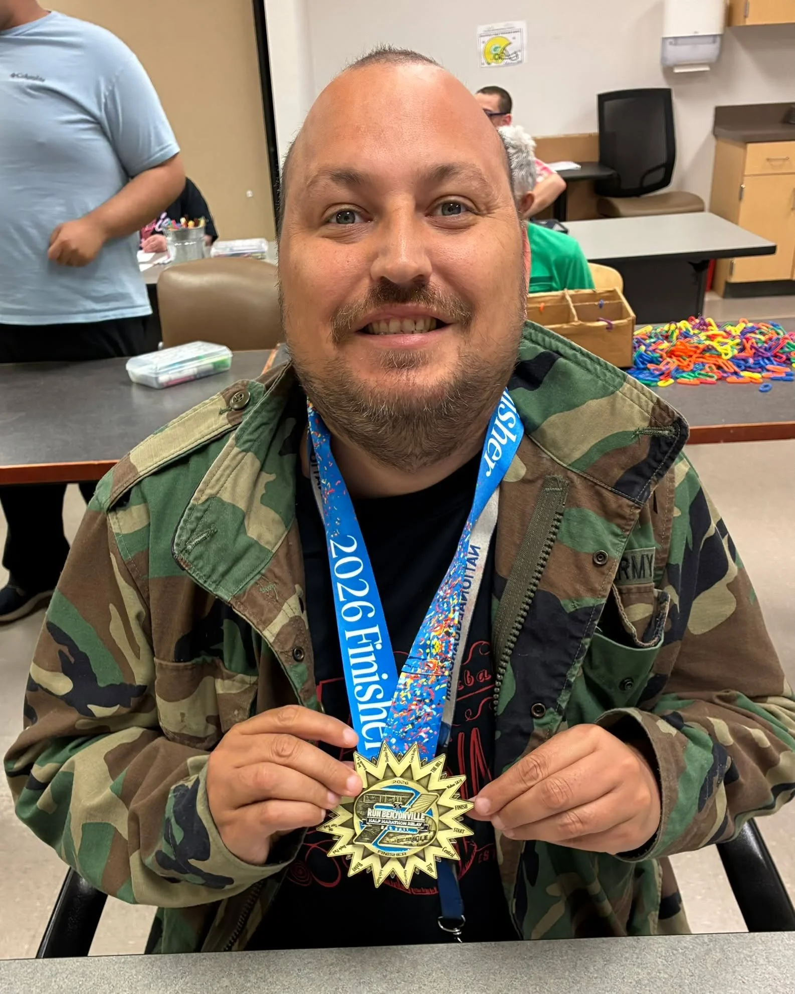 Last month, we had the honor of packing goodie bags for participants of the 2026 @runbentonville Half Marathon 🏅💙

After the race, their team came back to thank our participants with medals and popcorn, and it meant so much.

We&rsquo;re incredibly