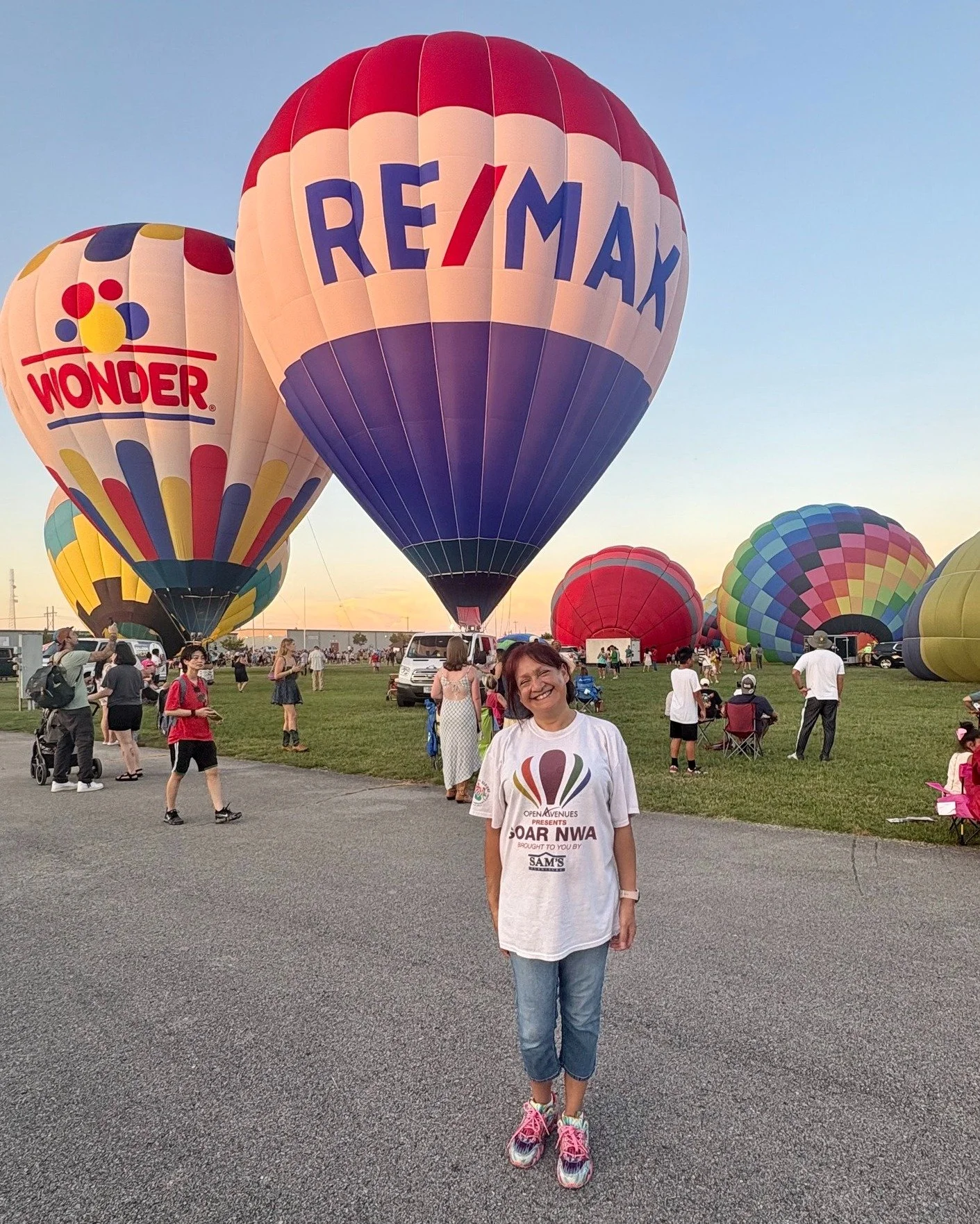 🎈 Happy Hot Air Balloon Day! 🎈

Today we're celebrating the beauty, wonder, and excitement that hot air balloons bring to our communities.

We can't wait to see the fairgrounds glowing with colorful balloons once again at SOAR NWA this August. Who'