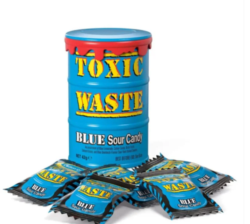 Toxic Waste Blue Sour Candy