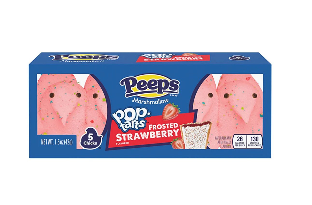 Peeps Pop-Tarts Frosted Strawberry Marshmallow Chicks