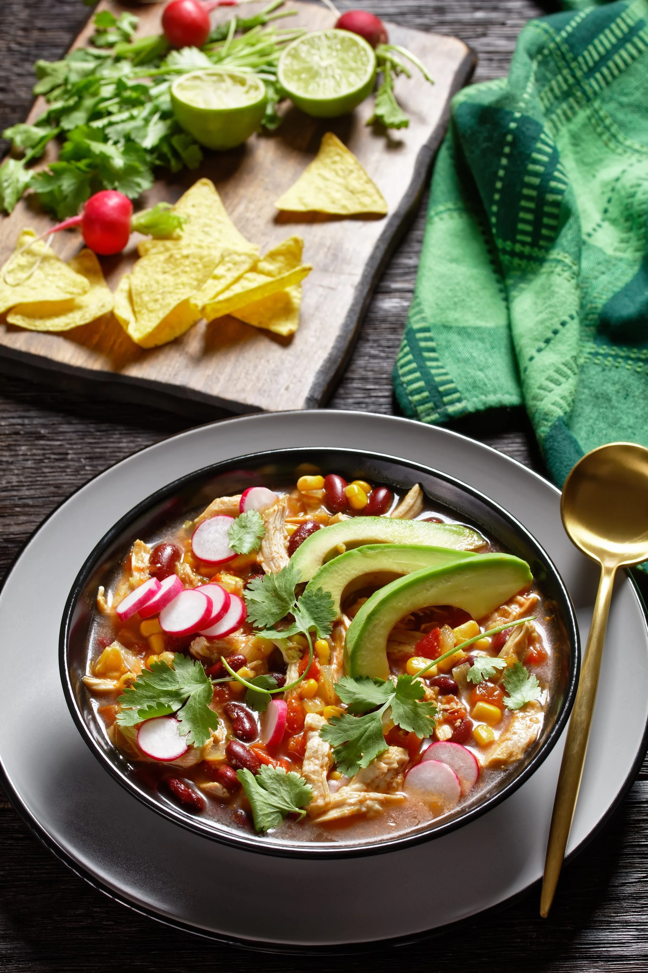 Chicken Tortilla Slow Cooker Soup — Lauren Lane Easy Recipes