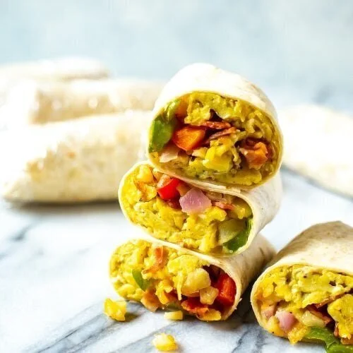 Frozen Breakfast Burrito Meal Prep — Lauren Lane