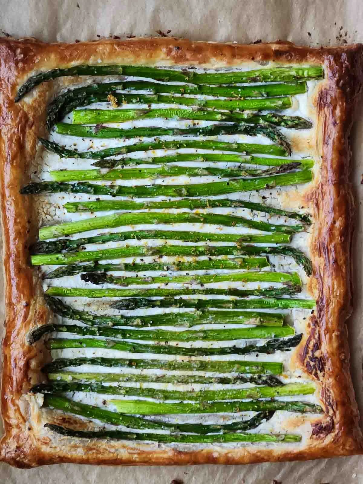 Best Asparagus Puff Pastry Tart Recipe — Quick and Easy Recipes