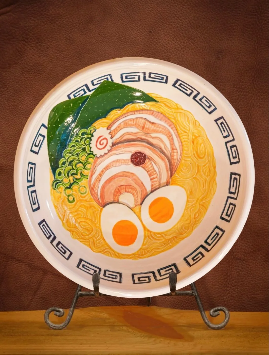 It&rsquo;s the time of year- Empty Bowls auction time, baby! All the artist bowls will soon be popping up in local business windows downtown, so keep an eye out next week to find your favorite to bid on and support our local food bank!
Mine bowl is t