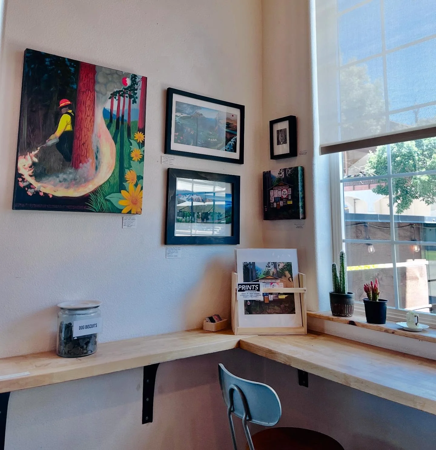 Another summer, another show up at Argonaut Coffee and Biscuits! You&rsquo;ll be able to see my work there, with prints for sale, through the month of July. You might see the offerings change as I hope to finish up some new pieces to display here soo