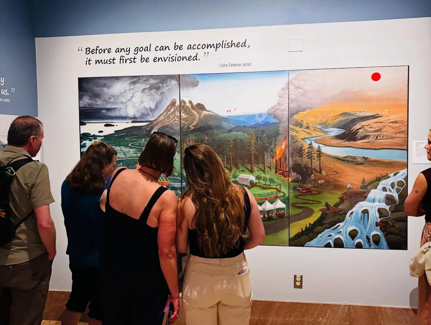 I&rsquo;m excited to share that my artwork is in the Smithsonian Natural History museum! Thirty pieces were ultimately chosen from 800 submissions for the Art x Climate exhibit at the museum, which will hopefully remain up for an entire year. Thank y