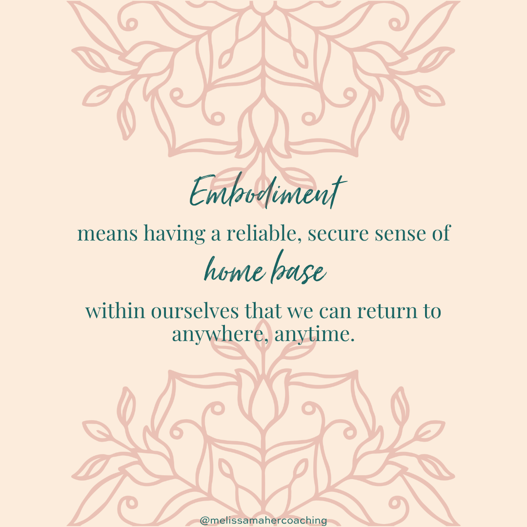 Embodiment Is Really Just This