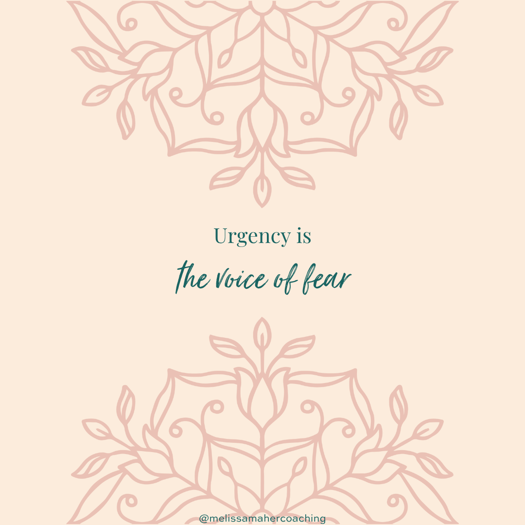 Maybe It Doesn't All Have to Happen *Right* Now