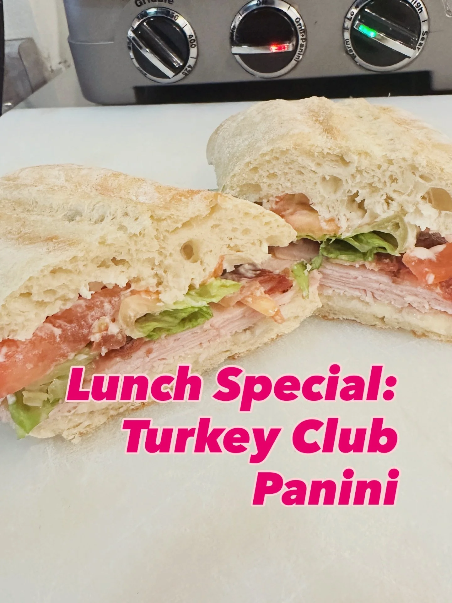 What&rsquo;s for lunch? 🥪 

We&rsquo;ve got delicious lunch options &amp; if you haven&rsquo;t already, try our turkey club panini special!

#lunchideas #bruudcoffeebar #mondaygoals