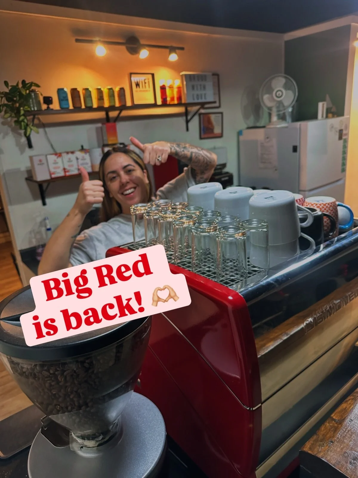 Thanks to the lovely folks @zuccariniimporting, our espresso machine is back up &amp; running! 

It's been a long day making sure we&rsquo;re ready for you when you wake up, but it&rsquo;s worth it for a smoother morning coffee run.

See you soon! ☕️