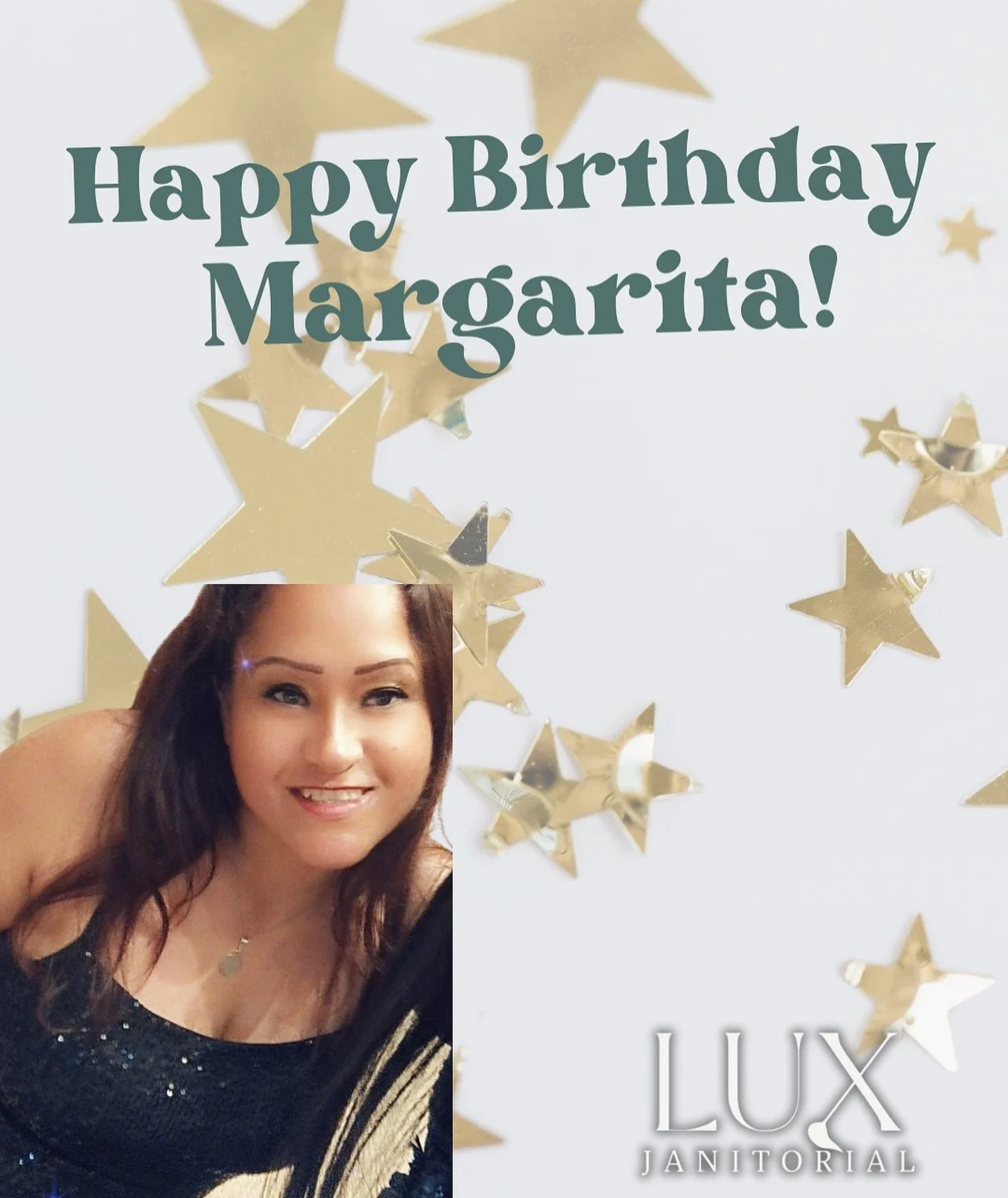Wishing Margarita a very happy birthday! 🎊 

We are so lucky to have you on the Lux team, thank you for all you do! Wishing you the best day filled with all the happiness! 🎉