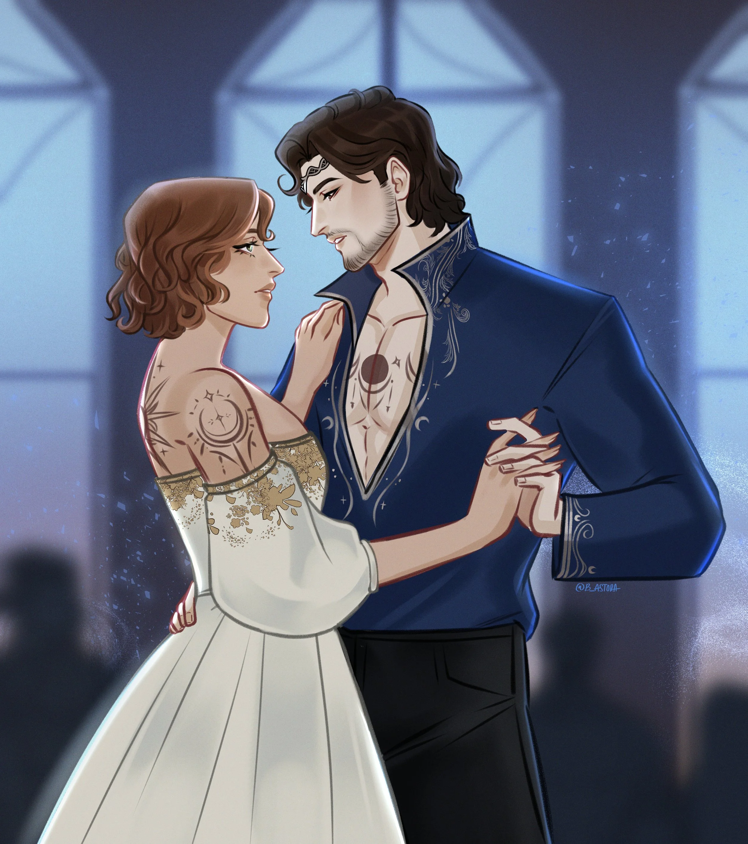 Corinne and Aryel by @b_astora