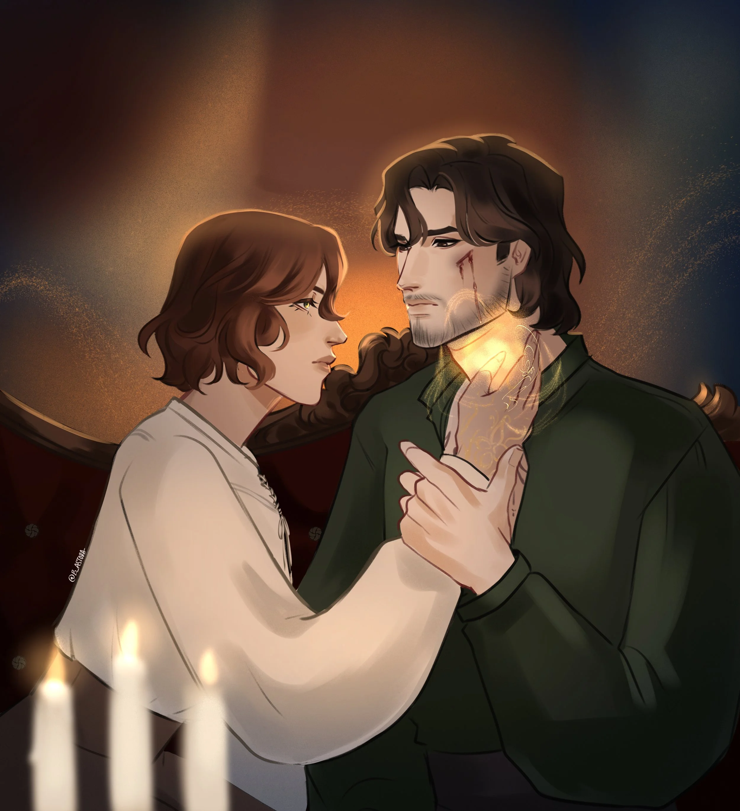 Corinne and Aryel by b_astora