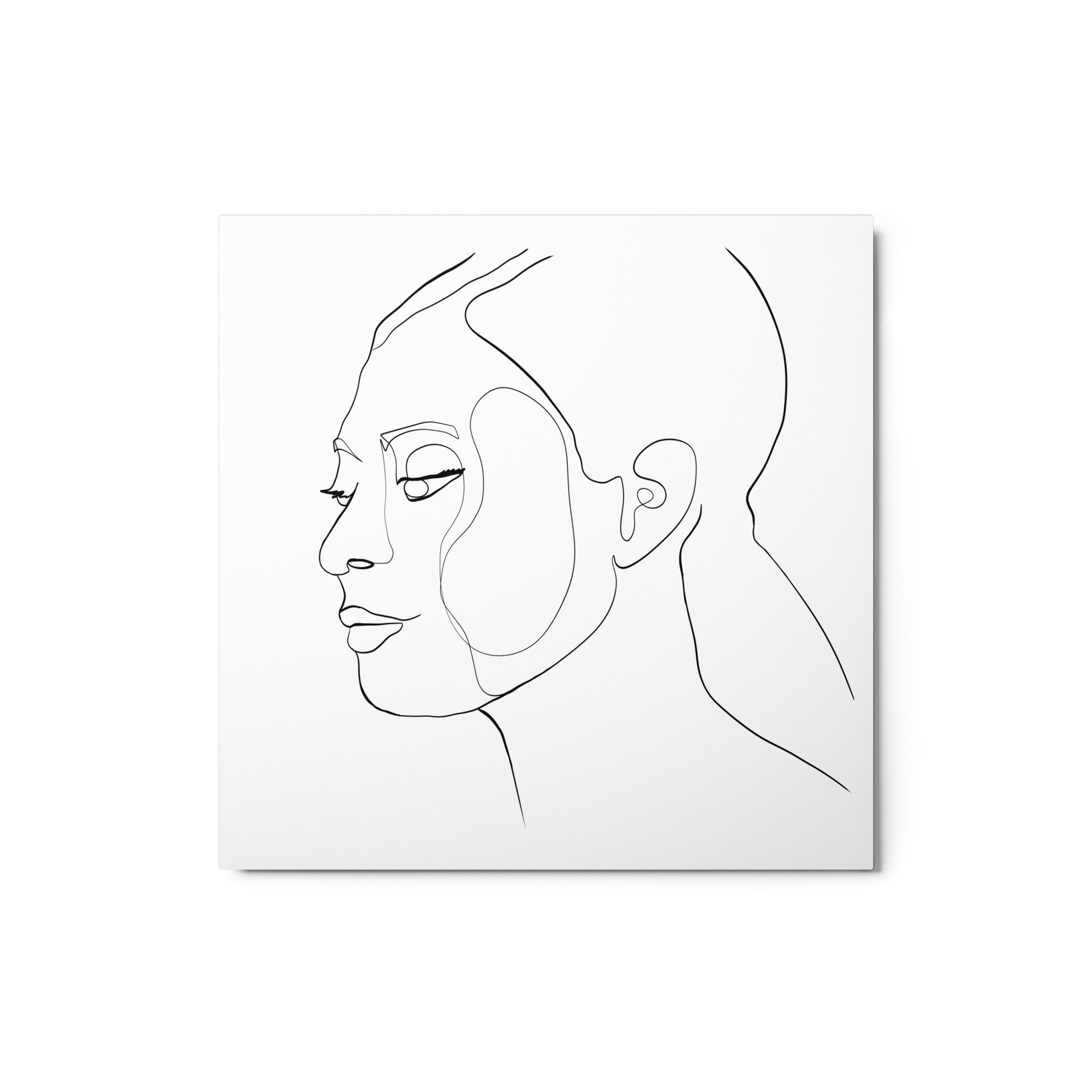 Abstract Line Art Drawing Woman Face Art With Hair 6322660 Vector Art at  Vecteezy