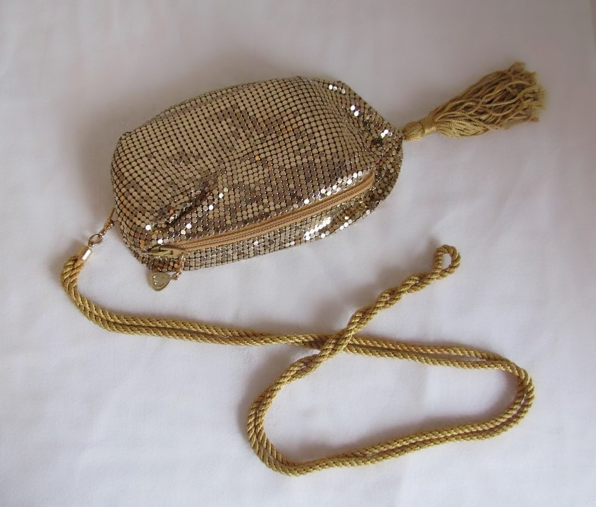Metal Mesh Tassel Bag