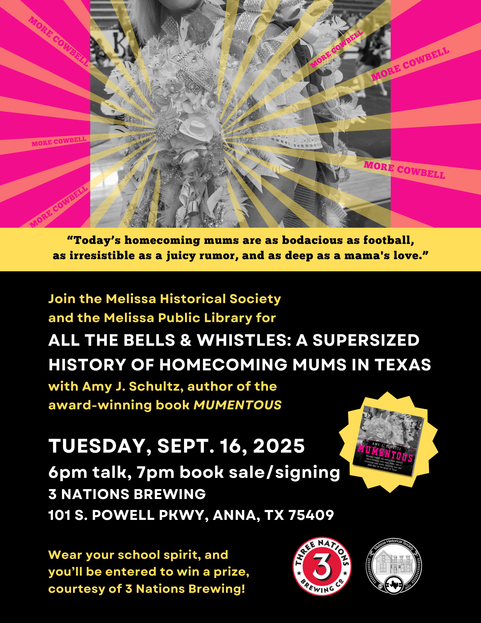 Author Talk at 3 Nations Brewing, Anna, TX