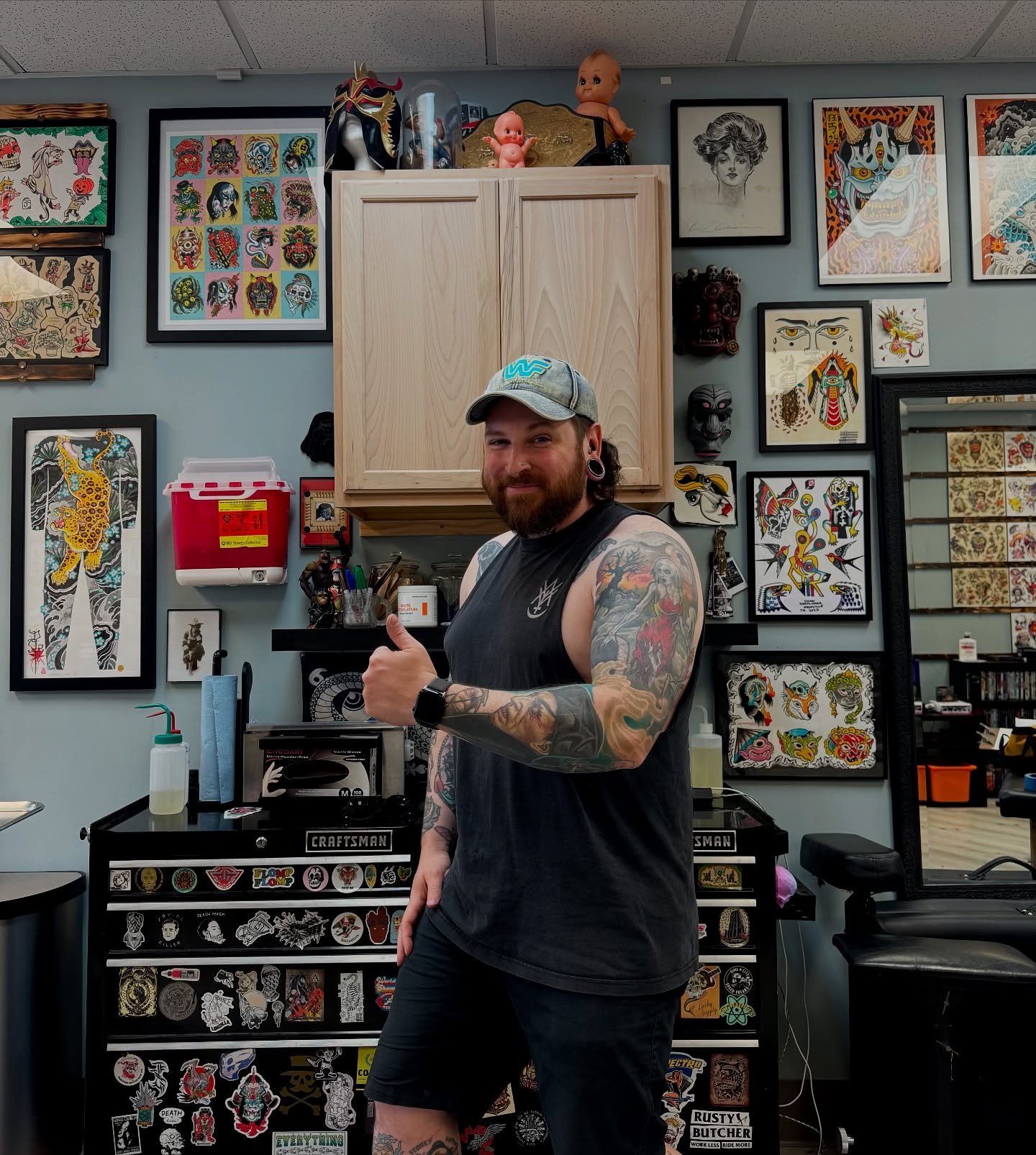 I told you guys I had some news to keep an eye out for , well here it is ! I&rsquo;ve joined @deathoner727  and @whyte_zombie  at @darkstalliontattoo  in Mt. Lookout ! Come see me over on the East side going forward , and I can&rsquo;t wait to see wh