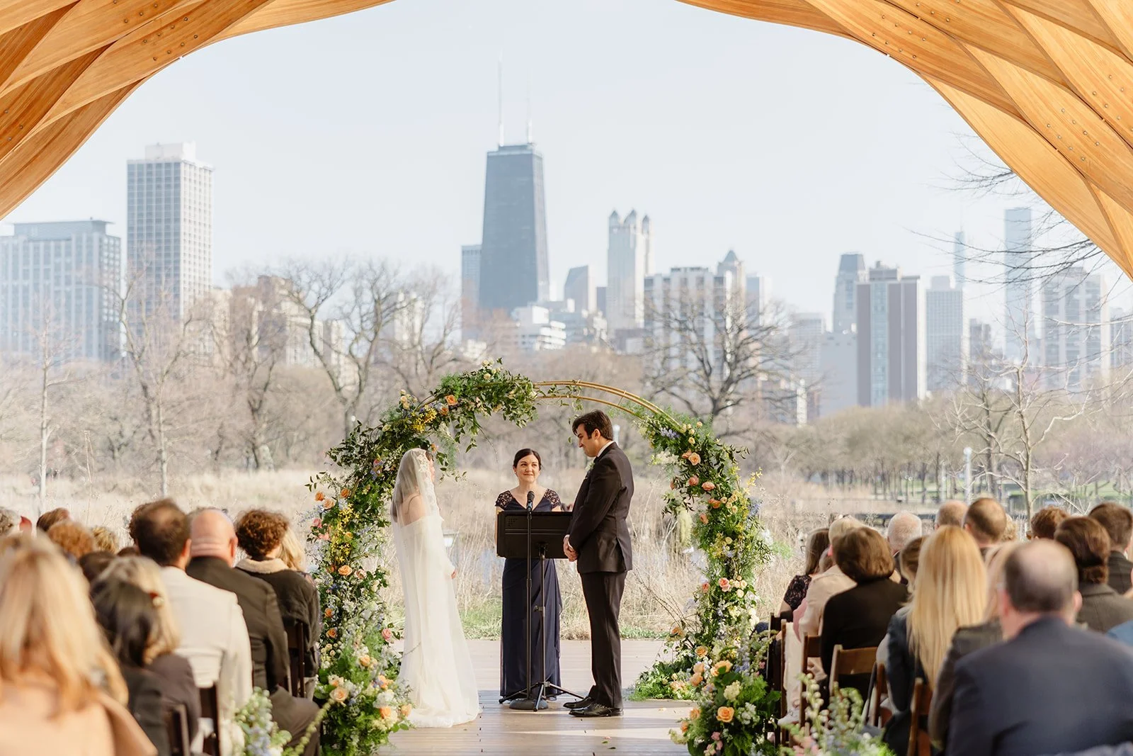 Chicago Honeycomb Lincoln Park Wedding Florist
