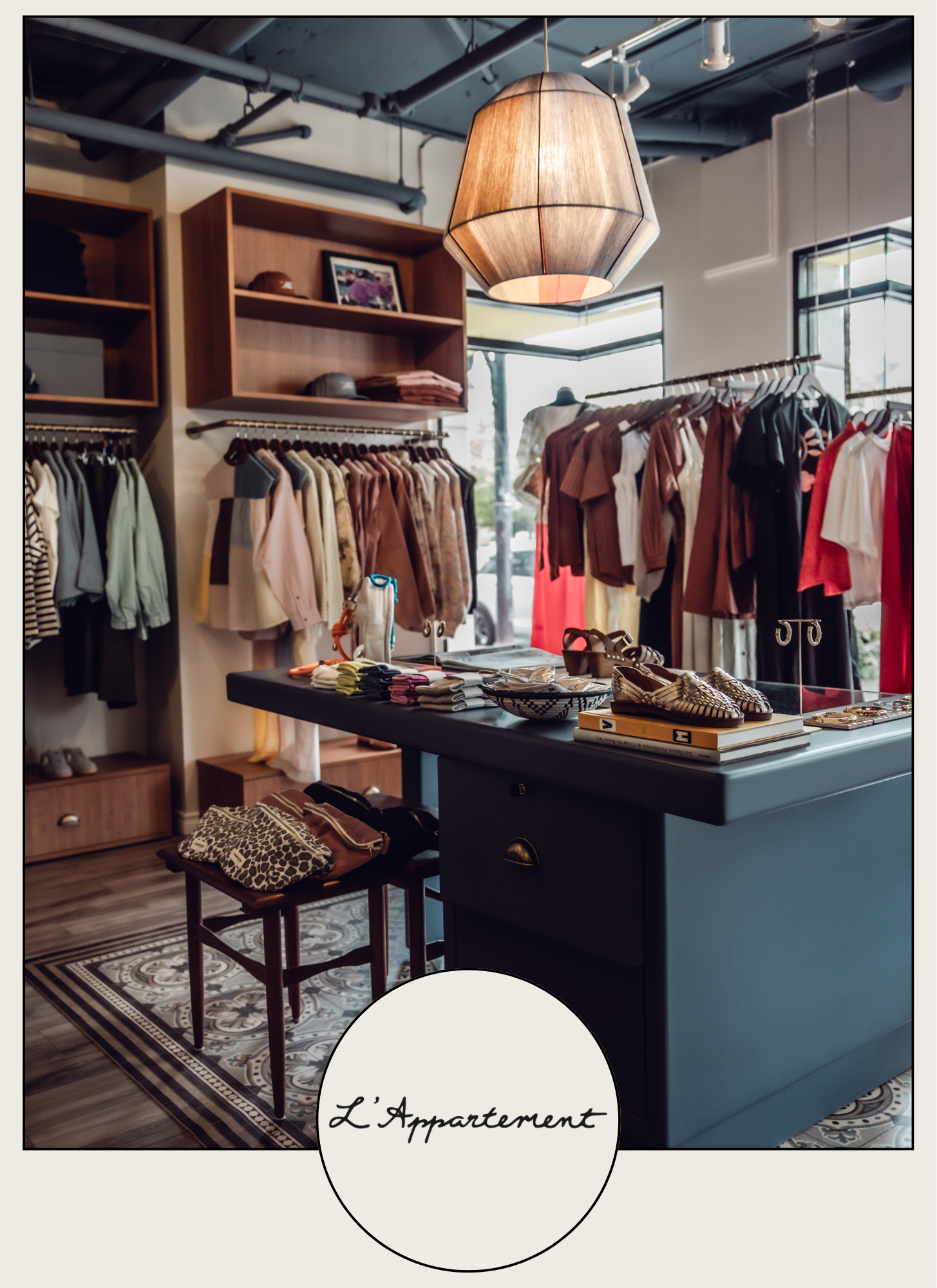 Image of L'Appartement, a Parisian-inspired boutique located in Kitsilano.