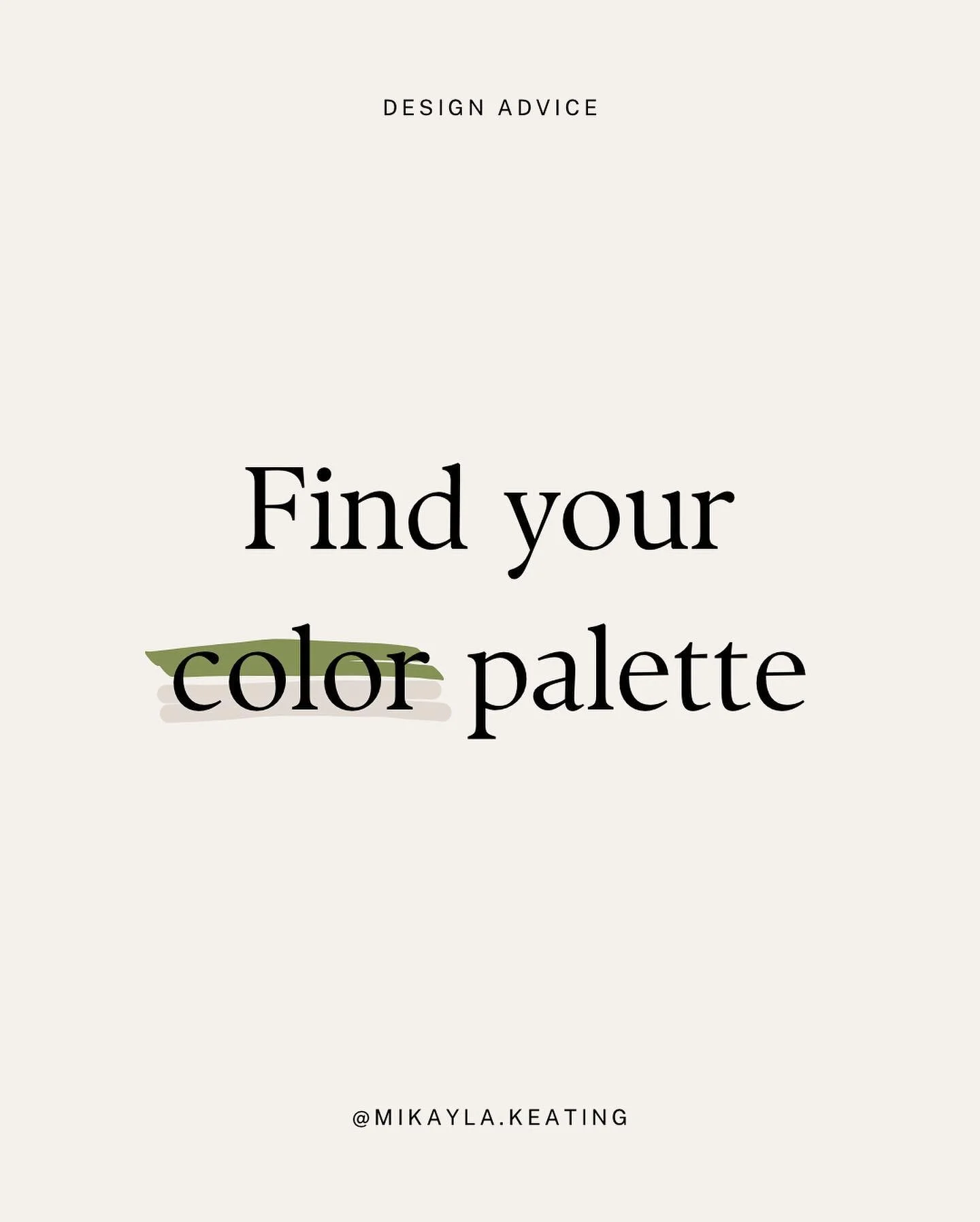 Choosing a color pallet for your home doesn&rsquo;t have to be overwhelming. When choosing a color pallet; consider colors you are naturally drawn to, the vibe you want for your space, natural light, and existing elements in your space. 

The easiest