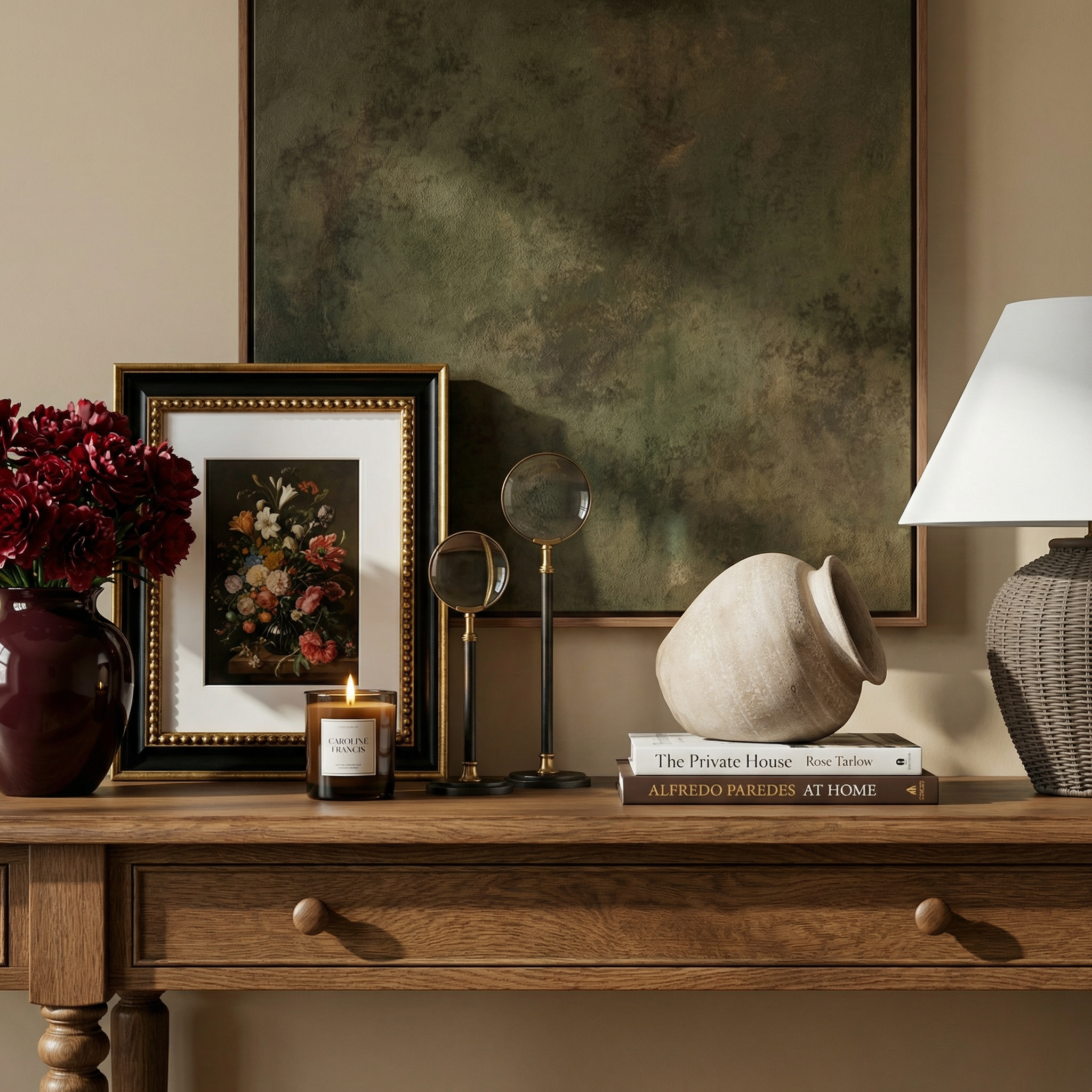 Antique Angled Vase