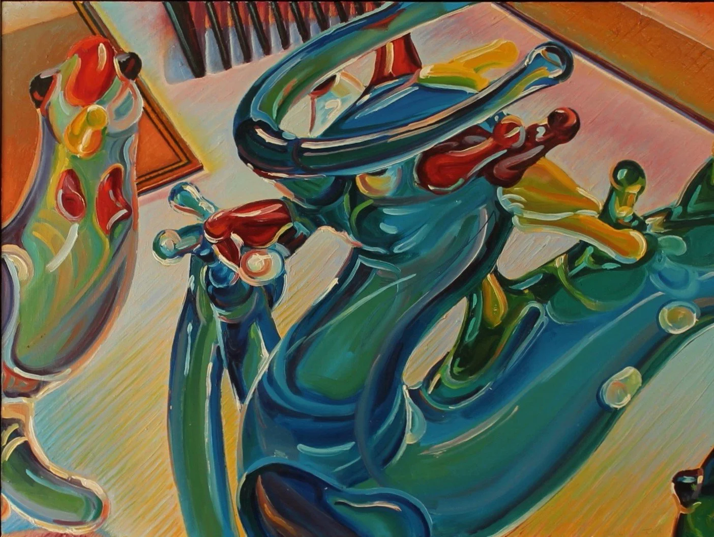 Glass Dragon & Chicken (1983)