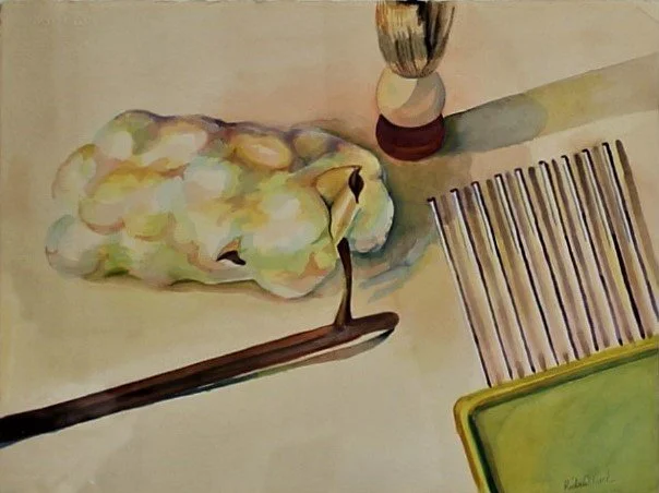 Cotton, Hair Pick, Shaving Brush (1988)