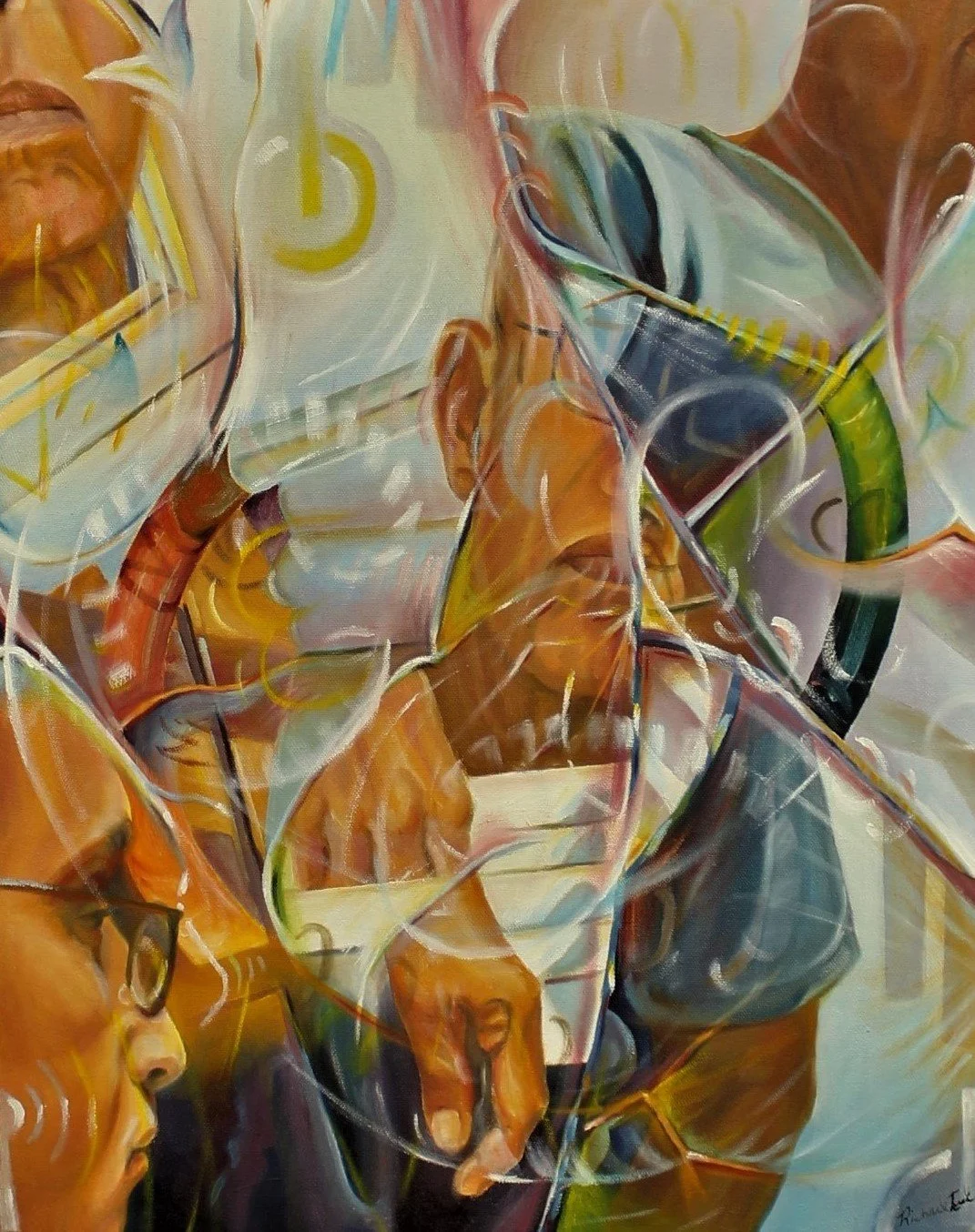 "Fragments" (Faces) (2017)