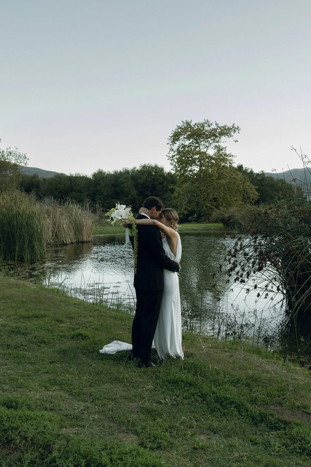 countryside ca wedding pond lake 