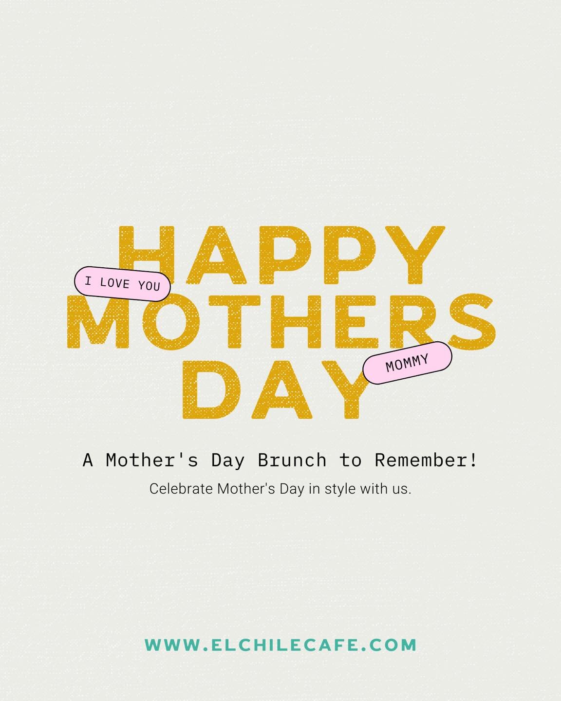 🌸👩&zwj;👧&zwj;👦 Calling all amazing moms! 🌸 Join us this Mother's Day for a memorable celebration filled with love, laughter, and a mouthwatering brunch spread. 

Don't forget to sip on our refreshing carafe mimosas for only $9! 🥂💐 

#MothersDa