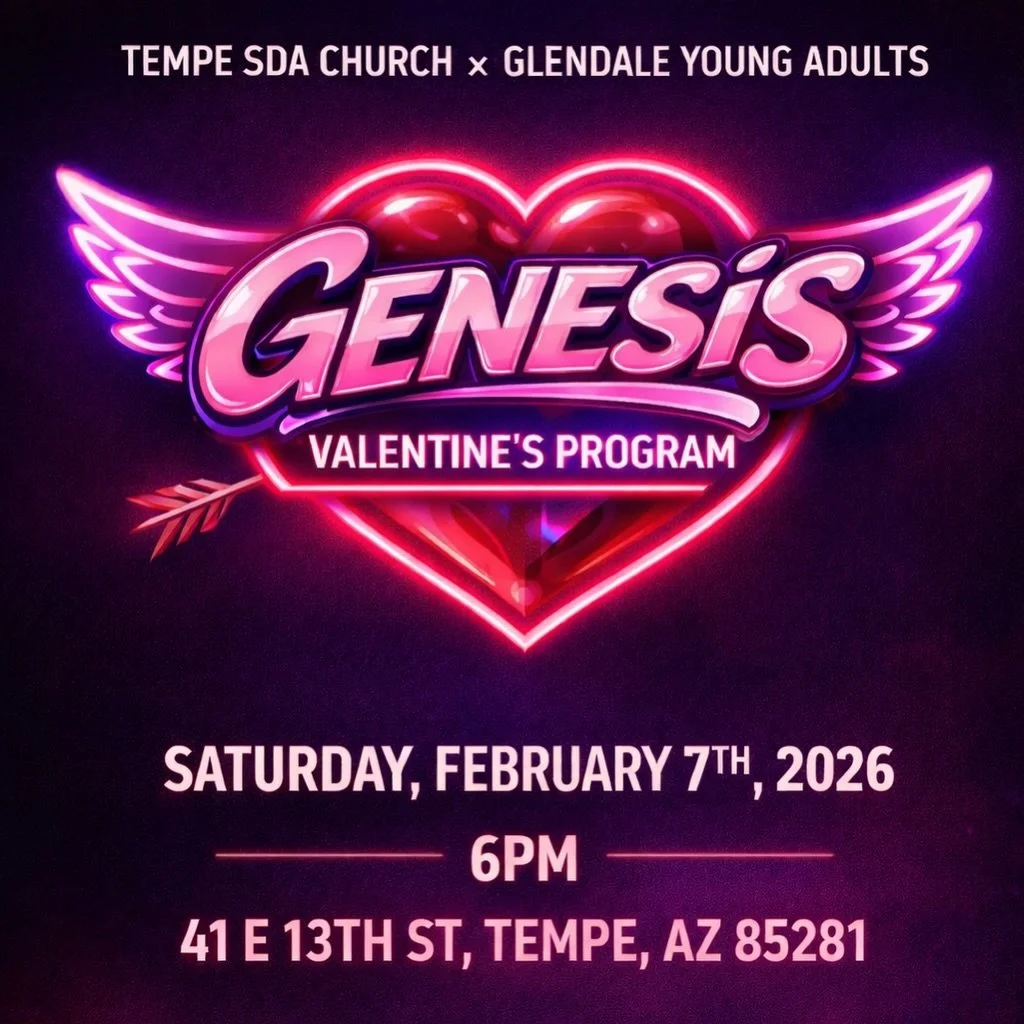 𝑮𝒆𝒏𝒆𝒔𝒊𝒔 𝑽𝒂𝒍𝒆𝒏𝒕𝒊𝒏𝒆&rsquo;𝒔 𝑷𝒓𝒐𝒈𝒓𝒂𝒎 💌
Saturday, February 7th at 6PM! 

Collabing with Glendale Young Adults for a program that you don&rsquo;t want to miss! 👏🏼 

Stick around for&hellip; 𝑮𝒆𝒏𝒆𝒔𝒊𝒔 𝑨𝒇𝒕𝒆𝒓 𝑯𝒐𝒖𝒓𝒔 ?