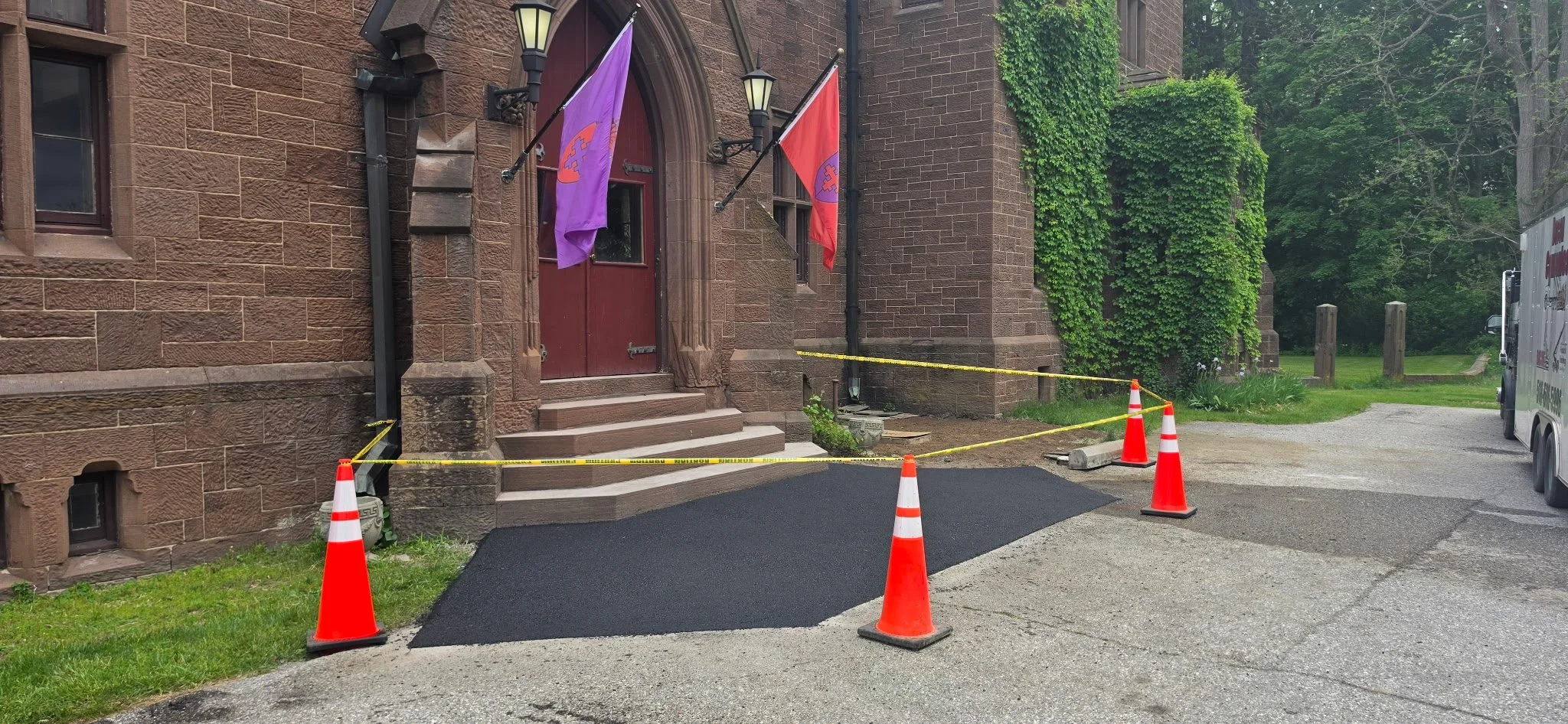 Hoosac School Entrance Paving Completed in Time for the Class of 2026