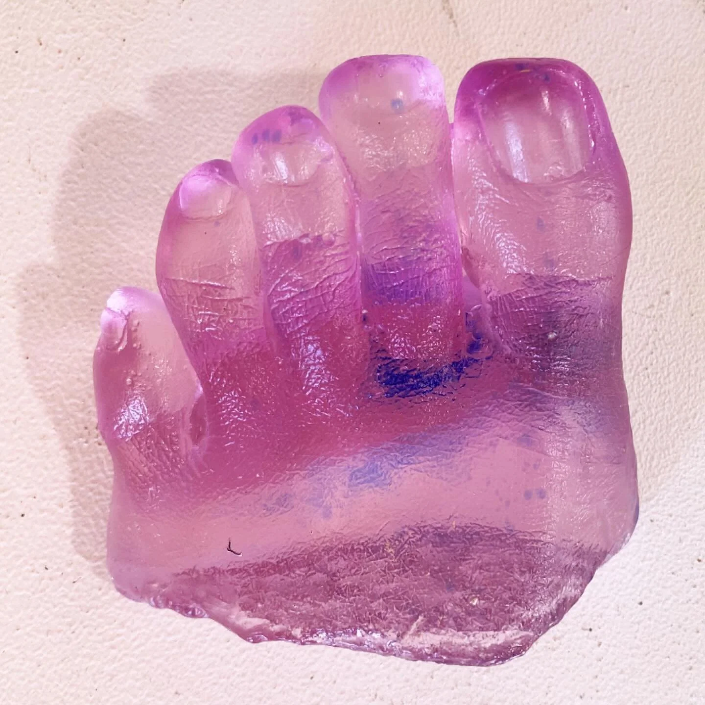 My sculpture practice is still a painting practice. 
A workshop so nice we did it twice! Casting glass @yuccavalleymaterial with @heidi_schwegler is always such a blast. From a life cast in wax to this incredible object in just a weekend. It&rsquo;s 