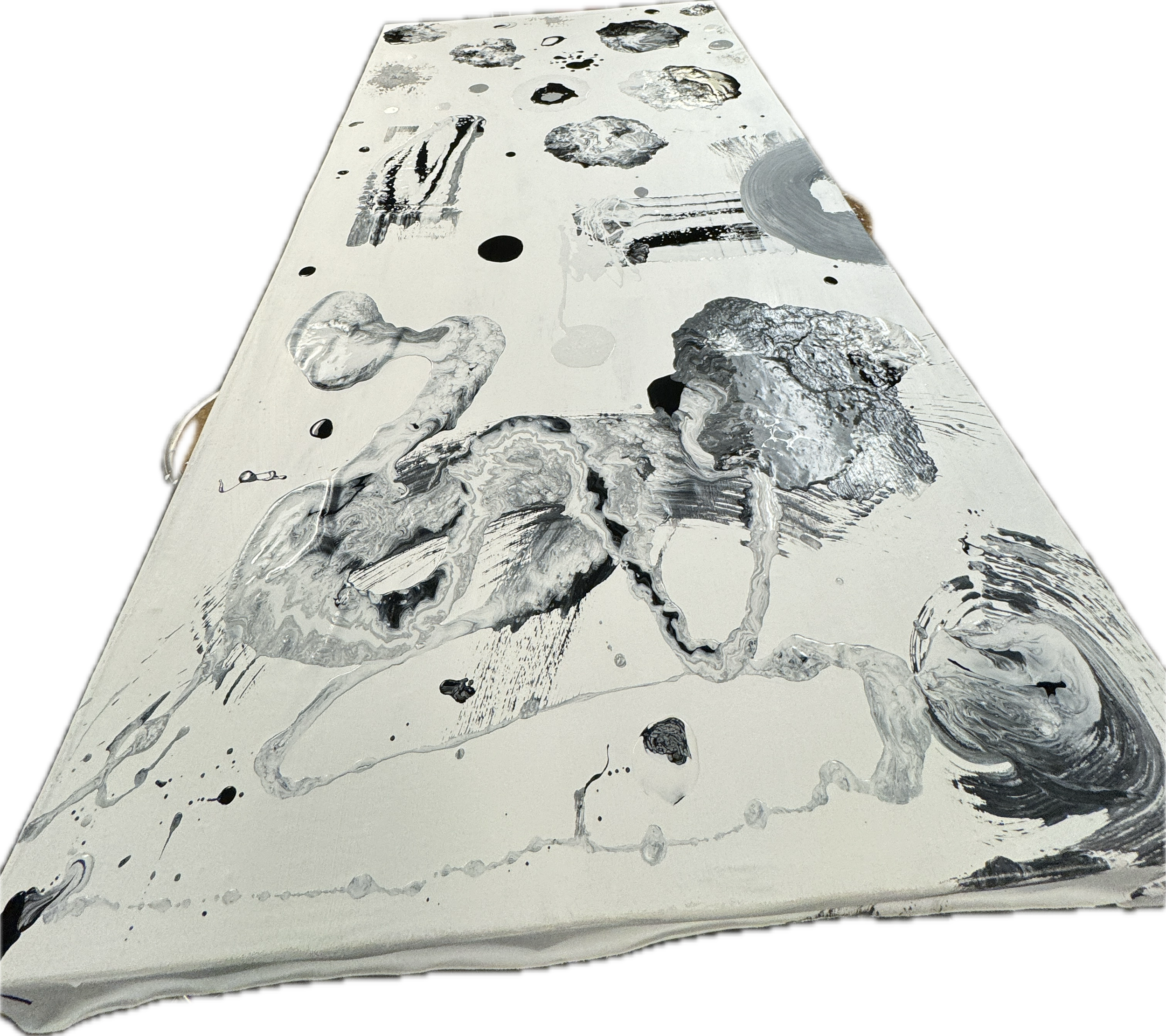 MOON PAINTED TEXTILE