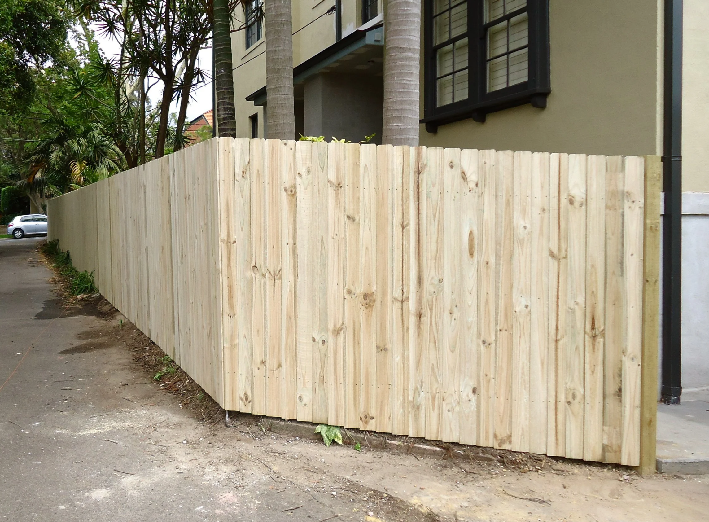Standard Pine Paling Fencing. Installed Randwick, Eastern Suburbs