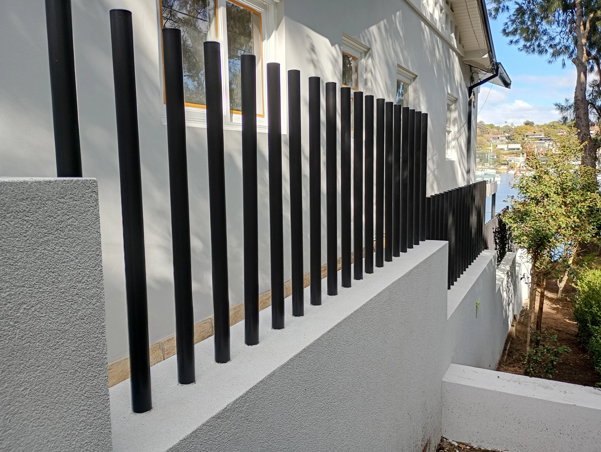 Tubular Pipe Style Fencing by Better Quality Fencing- Installed Longueville nsw.jpg