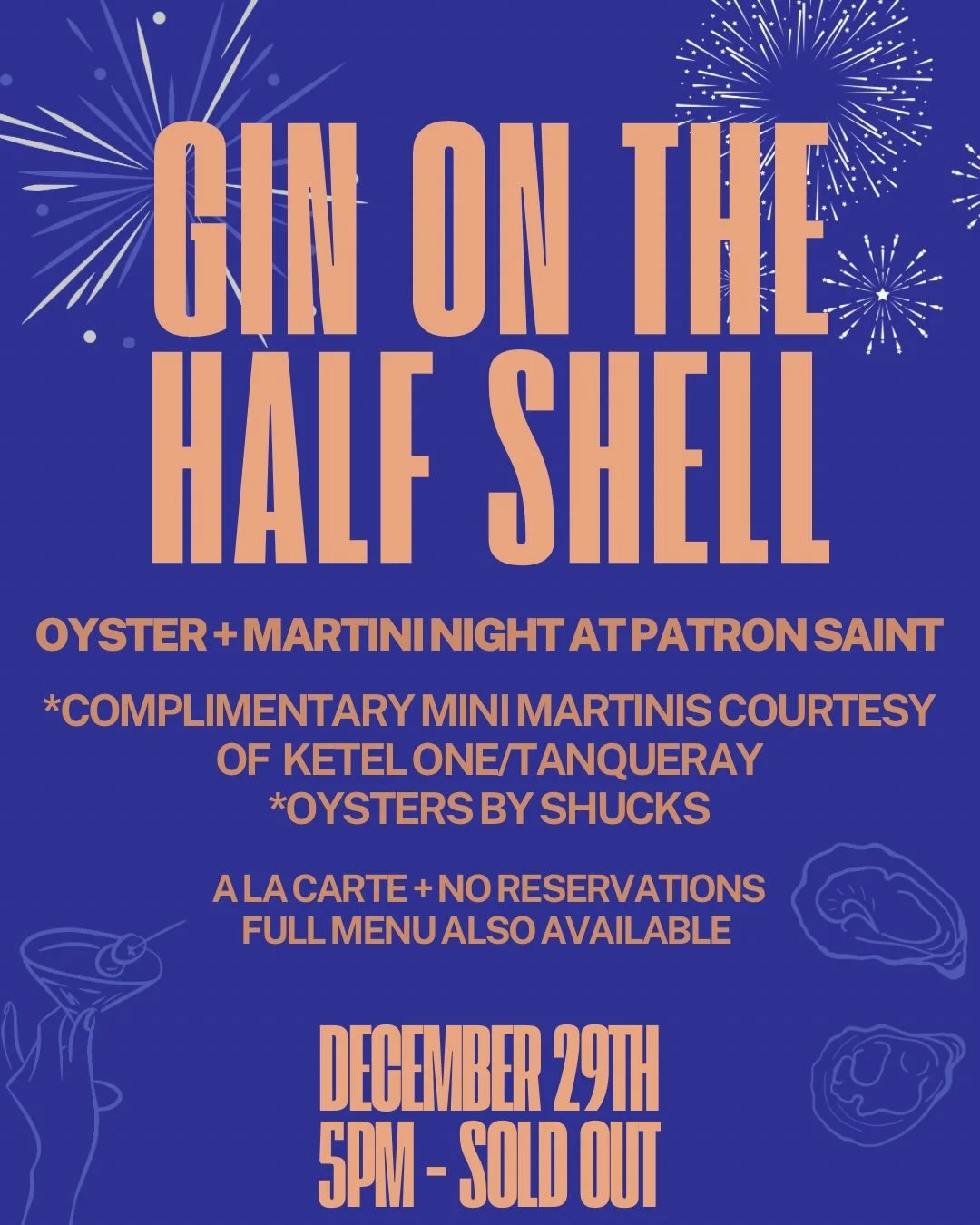 🦪🍸🦪🍸 OYSTER + MARTINI MONDAY 12/29 🍸🦪🍸🦪 

We&rsquo;re closing out 2025 with a banger. Complimentary mini martinis courtesy of @imbibecleveland (while supplies last) plus we&rsquo;ll be welcoming our new oyster partner @shucks_oysters who will